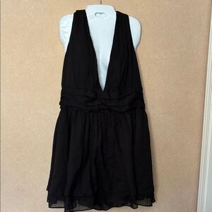 Abercrombie & Fitch Elegant Black Backless Dress XXLP